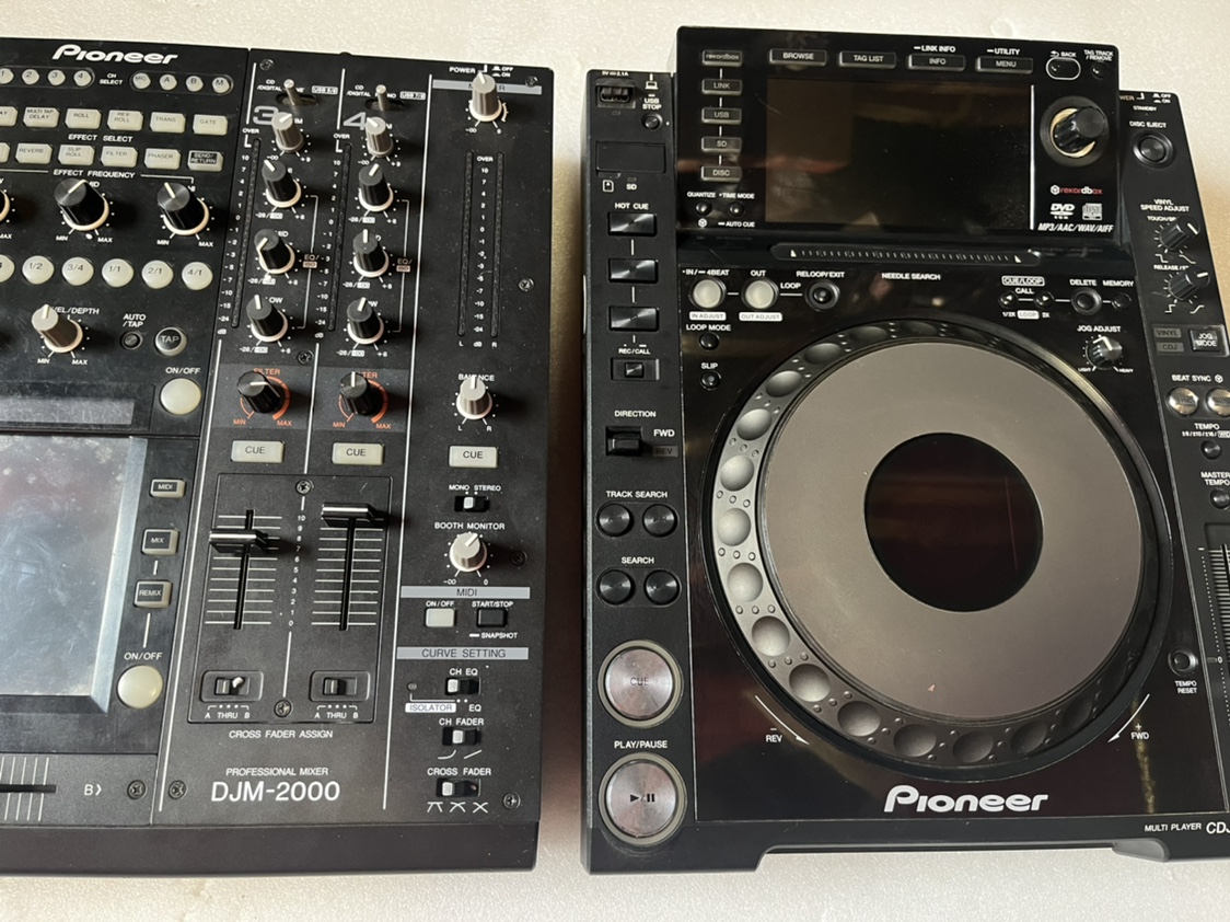 先锋2000打碟机全套 900混音台 xdj rx 原装 有保修 可对换dj设备 - 图0