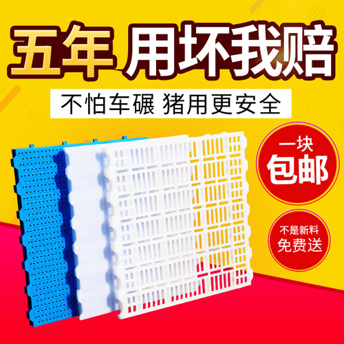 漏粪板猪用养母猪产床配件鸡羊塑料猪圈地板保育床接粪仔猪漏缝板 - 图0