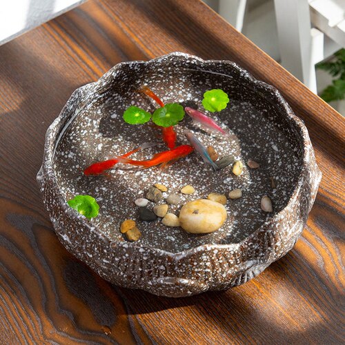 30CM 长方形大口径多肉花盆陶瓷包邮特大号阳台拼盘花盆特价清仓 - 图3