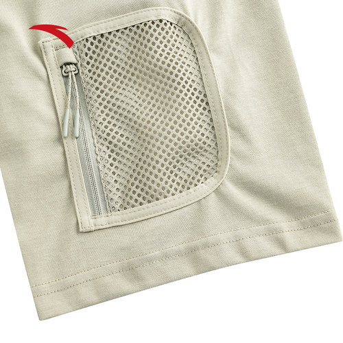 安踏冰丝T丨针织短袖t恤男士夏季新款潮流户外运动上衣152526105 - 图2