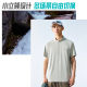 Anta ກາງແຈ້ງແຫ້ງໄວ breathable half-zip ສັ້ນ T