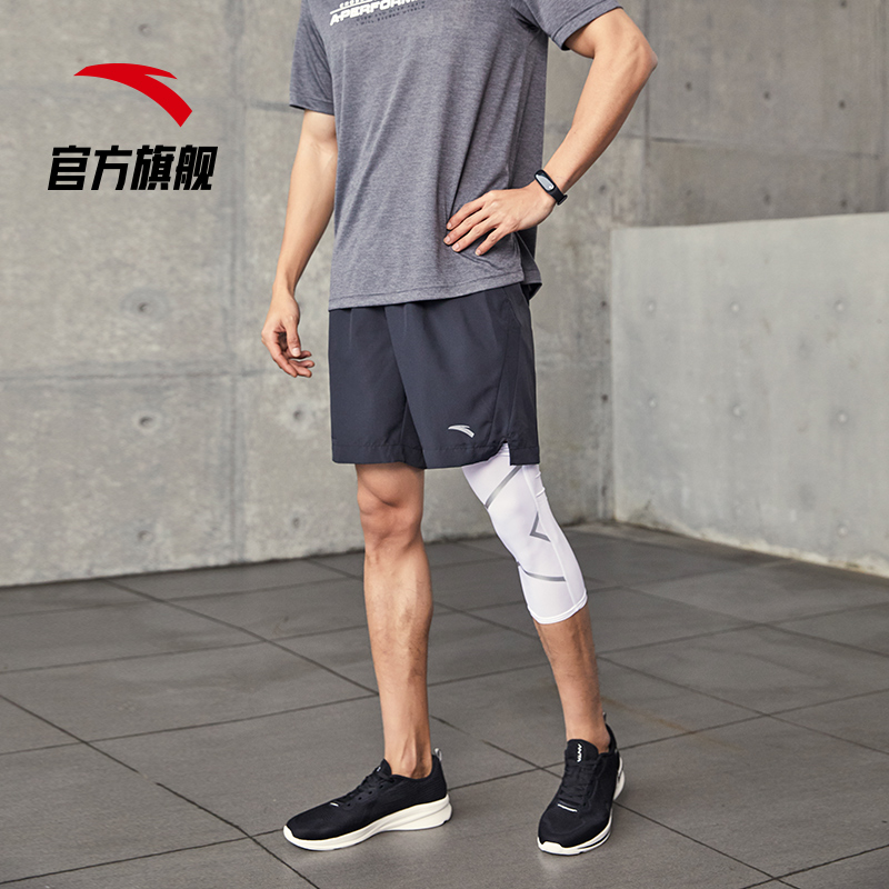 安踏官方网店安踏速干运动短裤男薄款梭织跑步健身篮球训练透气休闲五分裤3