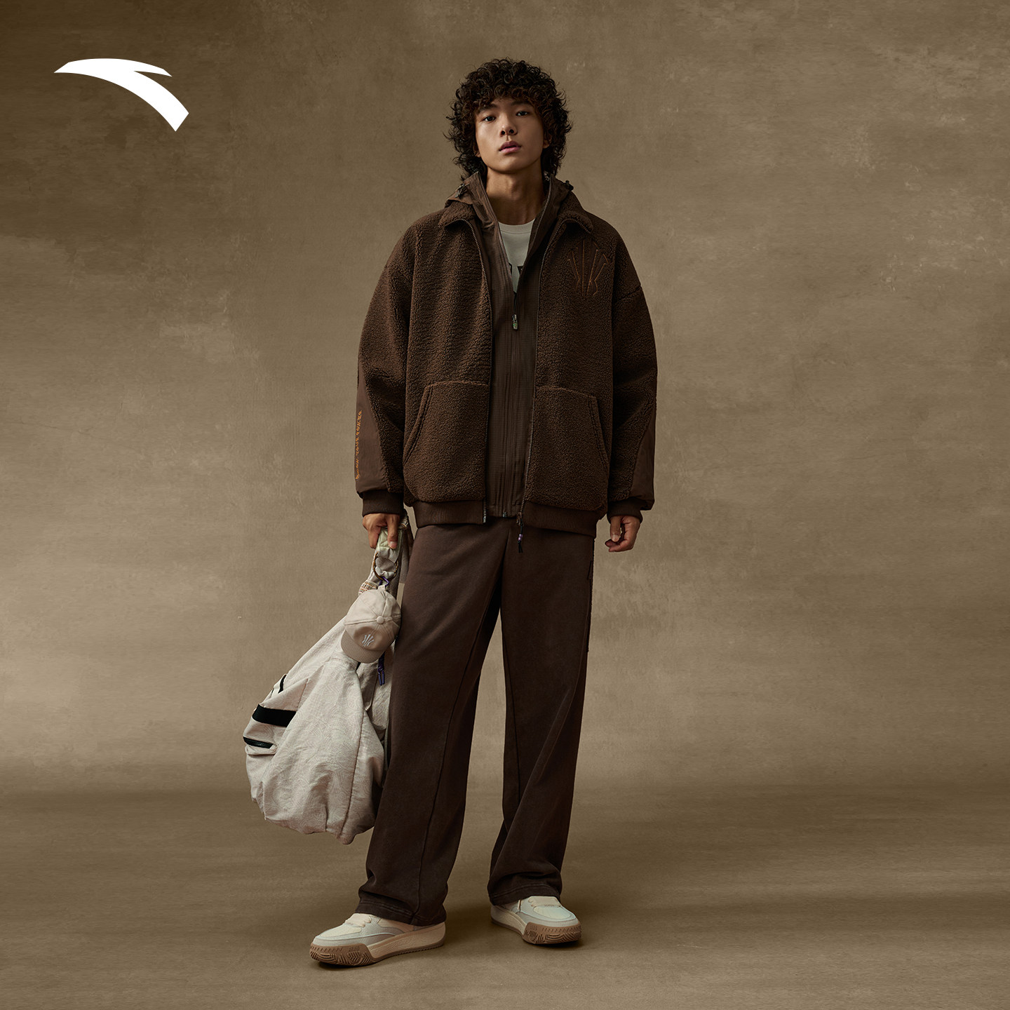 安踏凯里·欧文系列丨摇粒绒外套男女同款加绒保暖上衣172541707,淘宝优惠券,粉丝福利购,淘宝优惠卷