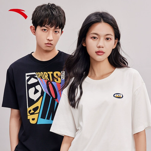 Весенняя трикотажная спортивная дышащая футболка с коротким рукавом, свободный крой