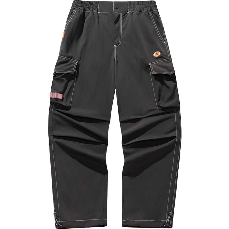 安踏×呆萌町联名丨休闲工装裤女新款宽松直筒裤运动裤162548504 - 图3