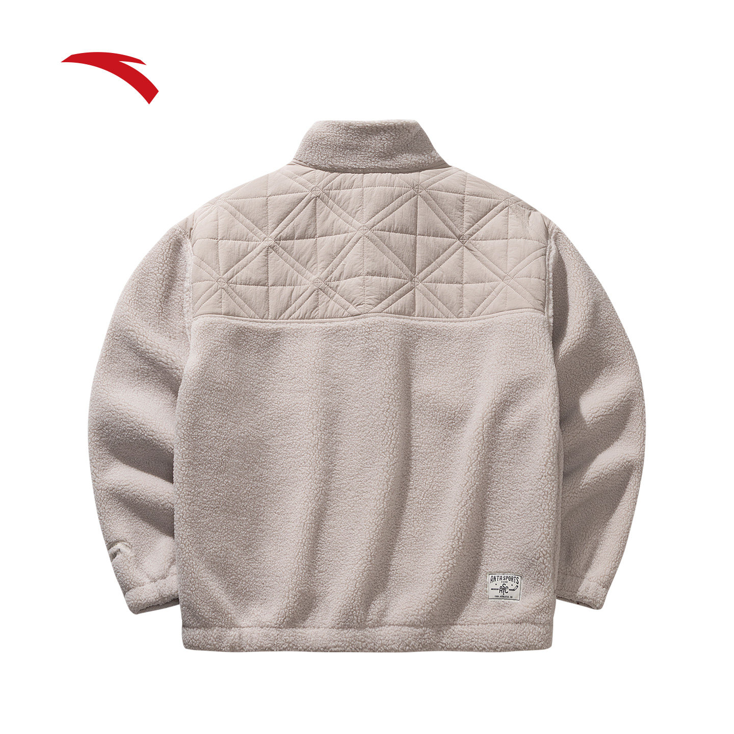 安踏立领羊羔绒外套男士冬季新款宽松加厚保暖运动上衣152548723,淘宝优惠券,粉丝福利购,淘宝优惠卷