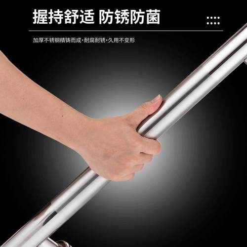 不锈钢大门拉手单边安装玻璃门拉手门把手铁门木门铝合金门推拉门 - 图1