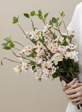 海岛春花ins风茶室仿真花