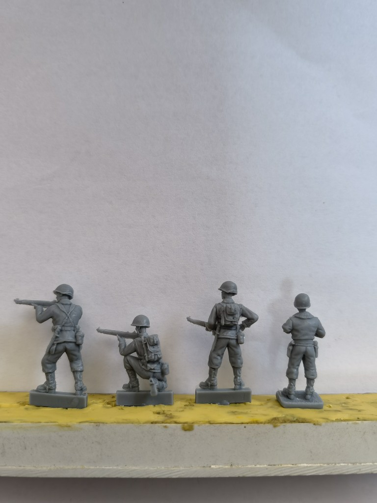 1/72 树脂白模二战兵人美军E5