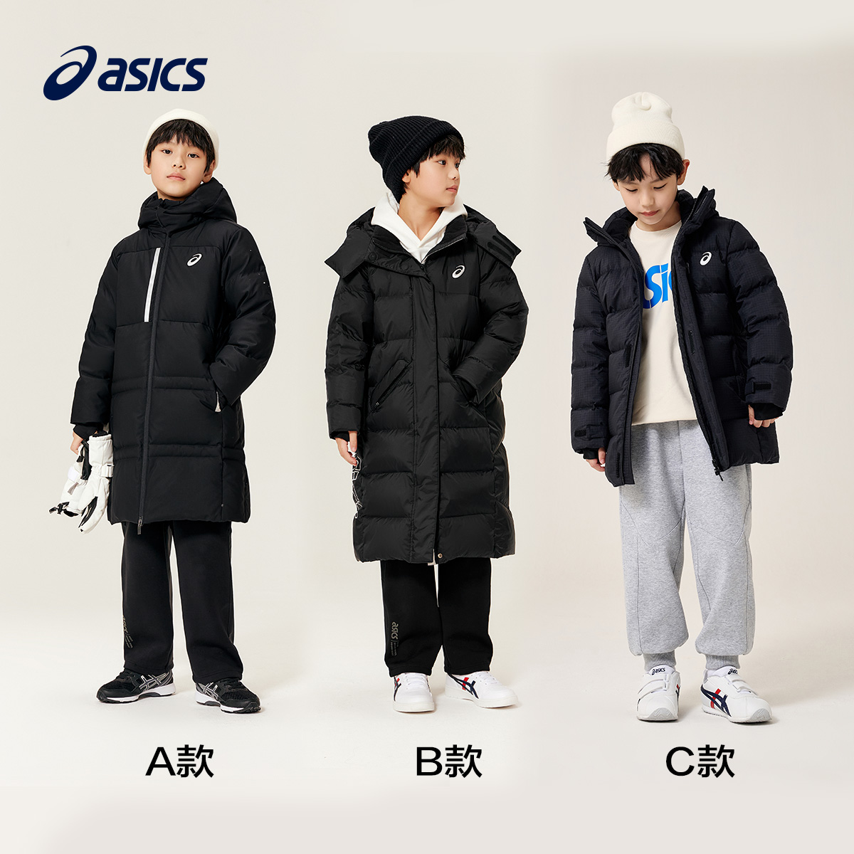  asics童鞋羽绒服