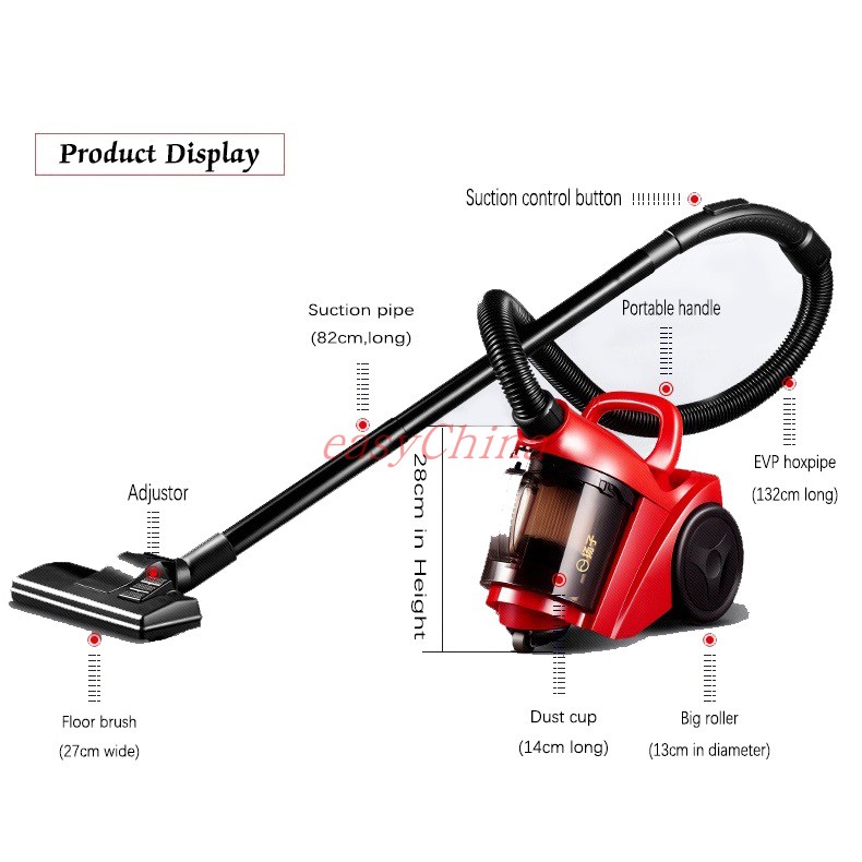 vacuum cleaner dust suction aspirator 1000w 2L capacity-图2