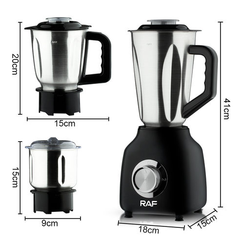 1.5L 3in1 350W Electric Food Blender Professional Processor - 图0