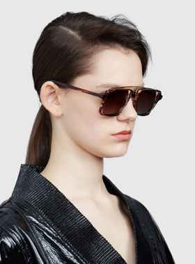 【七夕礼物】JINNNN ROTATION 复古方形金属边框大框太阳镜