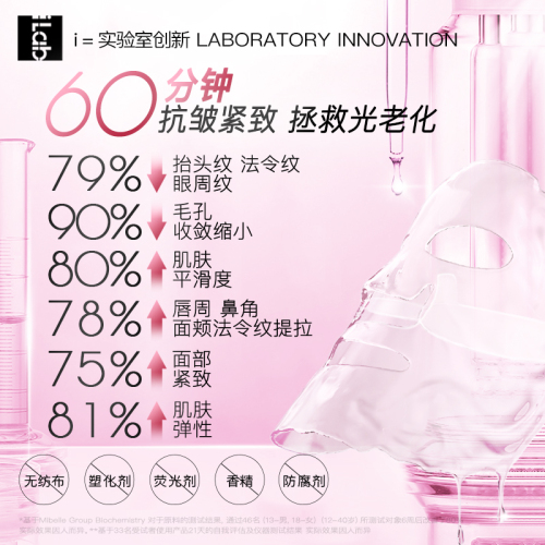 iLab艾莱博60分钟SPA面膜抗皱紧致）分体超导玻色因面膜提拉女