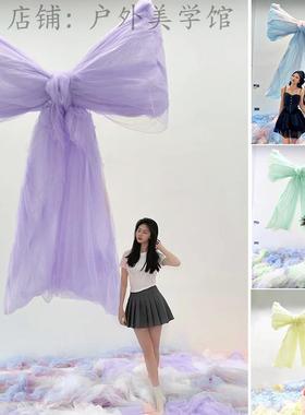 巨型立体蝴蝶结网红装饰摆件打卡