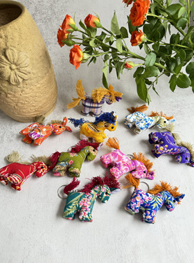 动物摆件手工布艺民族风