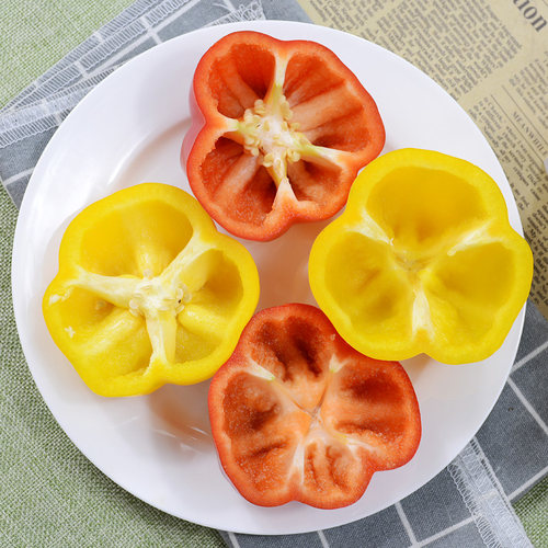 新鲜水果彩椒生吃七彩辣椒灯笼甜椒寿光蔬菜青小米圆辣椒蔬菜包邮 - 图3