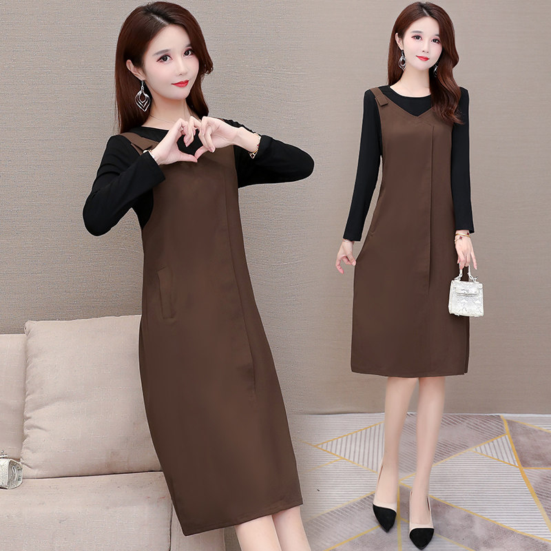 气质长袖春秋2020新款休闲连衣裙 阿妮婷连衣裙