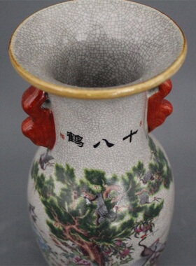 景德镇仿古风粉彩展柜家居装饰