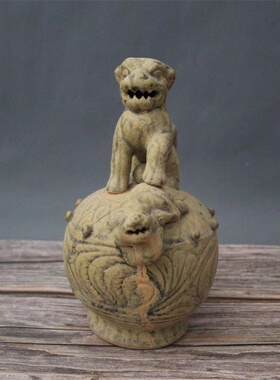 越窑花纹民间老货仿古瓷器茶壶