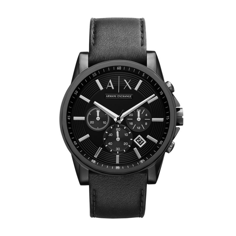 Armani Exchange阿玛尼黑武士钢铁之心腕表AX2098