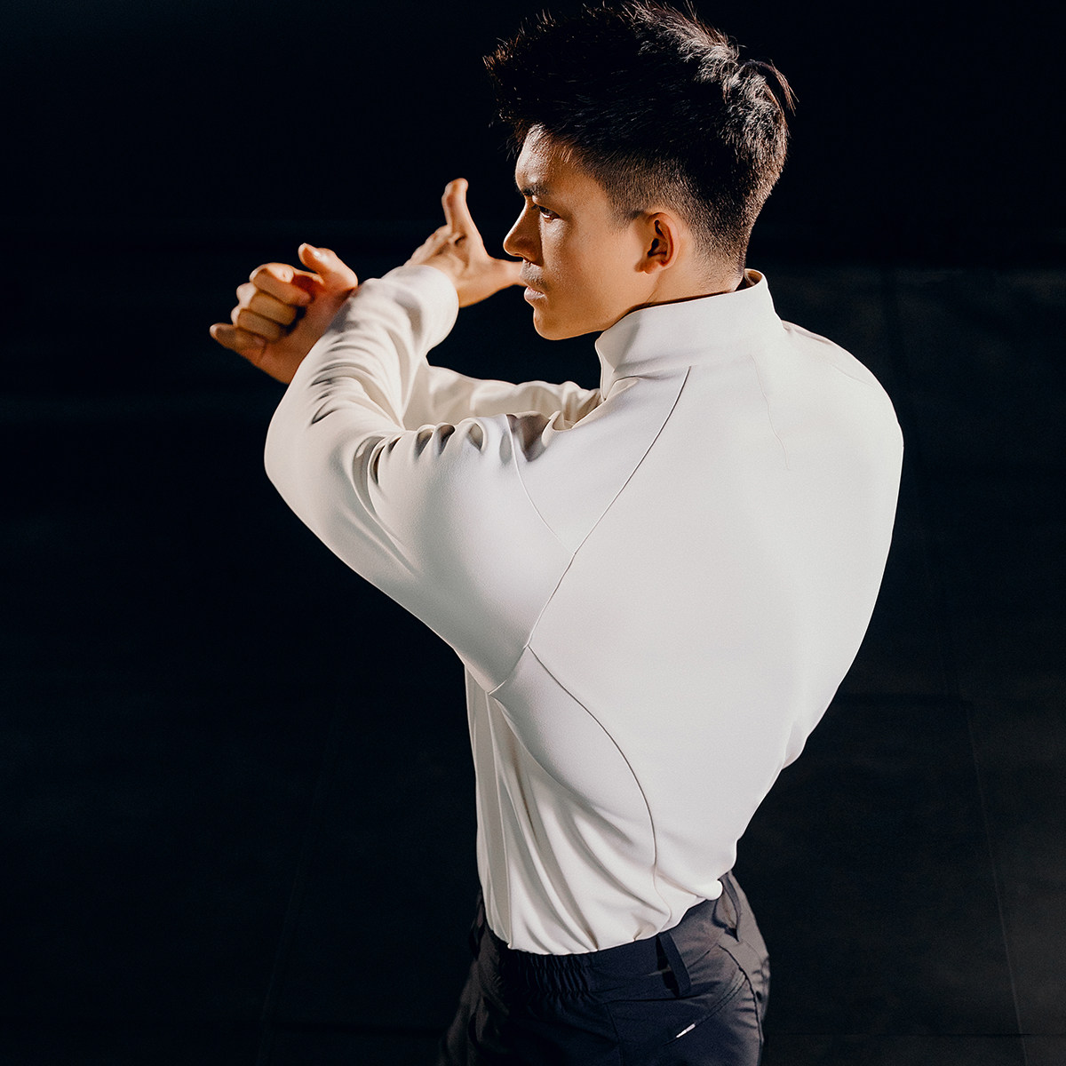 Monster Guardians男子秋冬远红外发热防污修身跑步运动训练长袖,淘宝优惠券,粉丝福利购,淘宝优惠卷