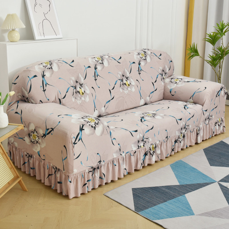 裙摆老式沙发套罩全包萬能套皮一体式通用型弹力四季款梳化保护套,淘宝优惠券,粉丝福利购,淘宝优惠卷