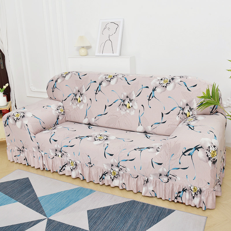 裙摆老式沙发套罩全包萬能套皮一体式通用型弹力四季款梳化保护套,淘宝优惠券,粉丝福利购,淘宝优惠卷