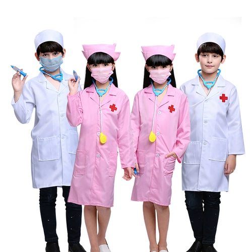 Детская униформа медсестры, костюм для раннего возраста, комбинезон, косплей
