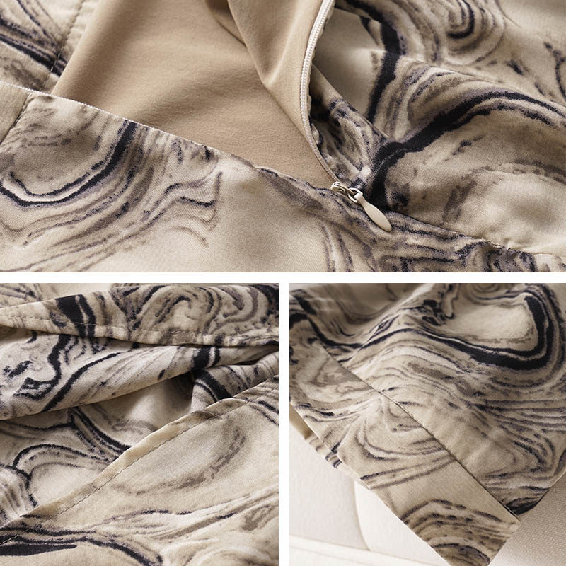 设计感小众2020夏季新款油画半身裙 亦芷半身裙