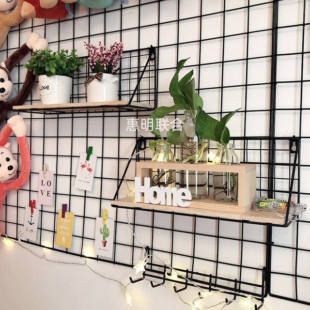 Doll photo wall ins room decoration wrought iron mesh