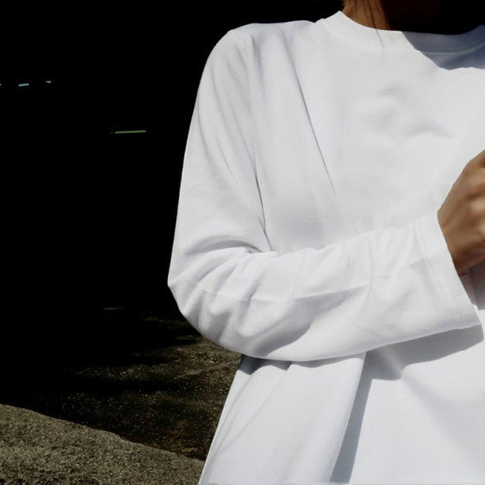 白色打底衫长袖春季秋装2020年t恤 韩简娜T恤