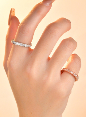 bling！轻奢高级感满钻蛇戒尾戒