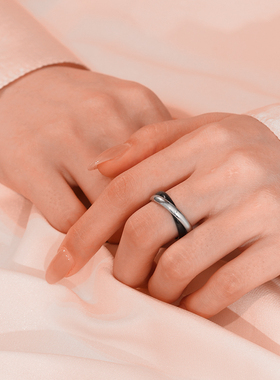 专注戒指双环戒指可尾戒超小号
