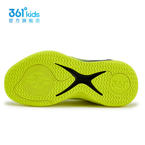 361童鞋男童系带篮球鞋儿童透气耐磨运动鞋秋季青少年鞋K72531106 - 图3