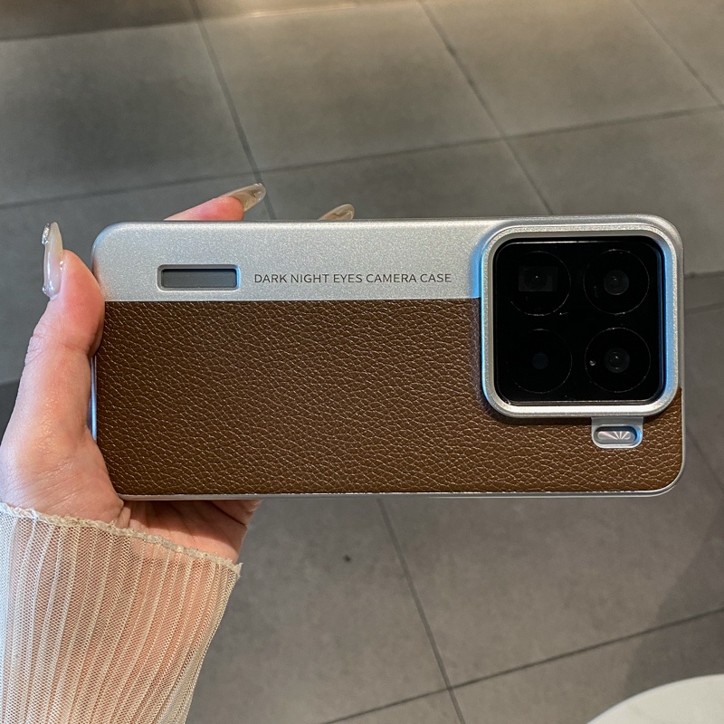 电镀贴皮相机款适用于小米15手机壳xiaomi15Ultra新款创意小米14高级感15pro男女款14Ultra高端皮质13Ultra硬 - 图0