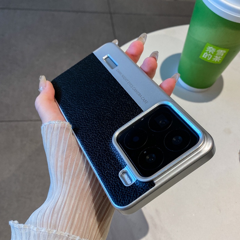 电镀贴皮相机款适用于小米15手机壳xiaomi15Ultra新款创意小米14高级感15pro男女款14Ultra高端皮质13Ultra硬 - 图1