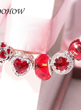 镀白金微镶串珠琉璃珠