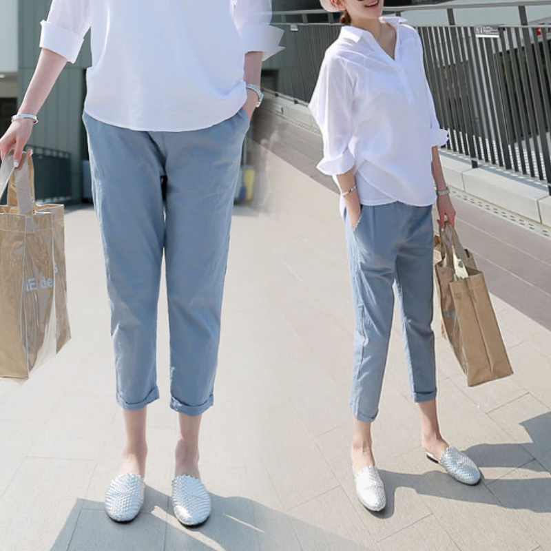 孕妇裤子孕妇装春秋款外穿打底裤 浪莎孕妈孕妇打底裤