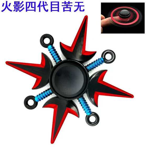 古铜色指尖陀螺儿童玩具限量版高级减压动漫金属旋转指间手指陀螺