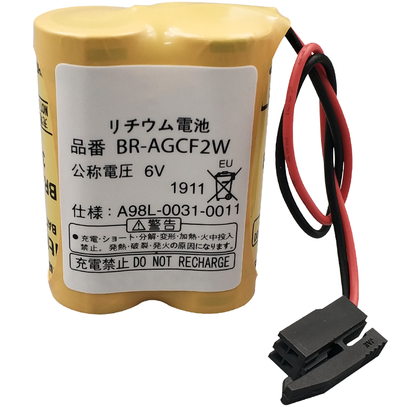 进口发那科BR-AGCF2W A98L-0031-0011加工中心数控机床车床电池6V-图3