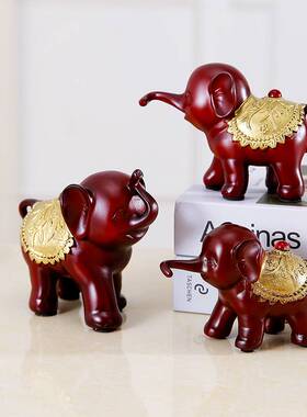 时尚家居装饰品摆件树脂大象摆件