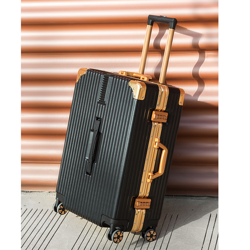 女2022新款大容量32寸潮铝框行李箱 新益美箱包旅行箱