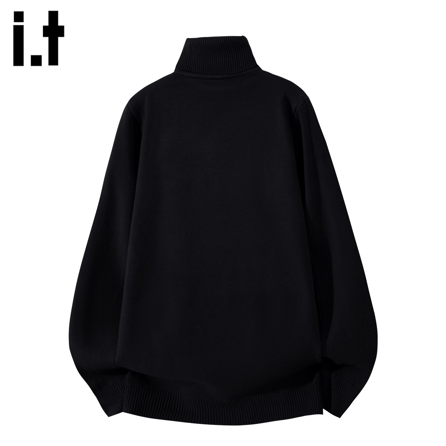 it :5cm/FIVECM黑色高领打底衫针织毛衣男士2026春季内搭宽松上衣,淘宝优惠券,粉丝福利购,淘宝优惠卷