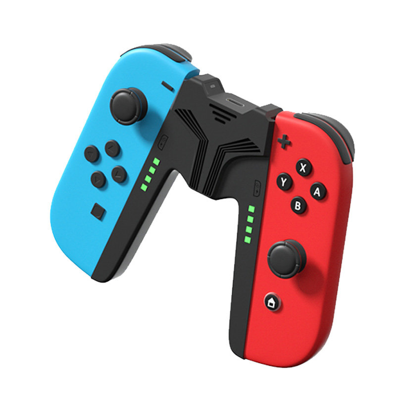 switch手柄握把支架joycon充电游戏配件底座挂架NS国产手托握柄-图3