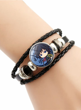 鬼灭之刃手工皮革编织手链