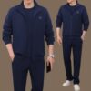 Official Mynex middle-aged and elderly sports suits men's 2026 spring and autumn casual 50 and 60-year-old middle-aged men's sportswear