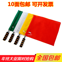 Issuing flag flags small red flag signals flag traffic to flag railway Games side cut flags and track and field competitions The flag is sent to the flag