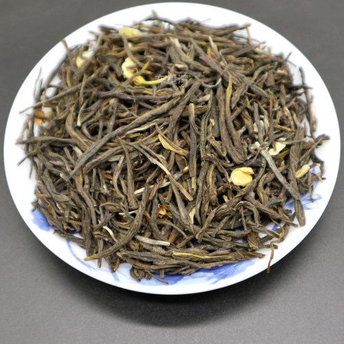 2026新茶叶 横县茉莉花茶 浓香耐泡型茉莉黑松针250g袋装 - 图0
