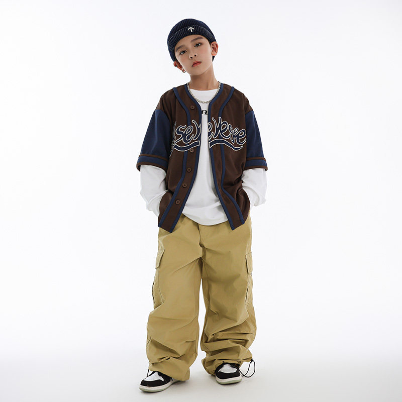 少儿hiphop街舞童装演出服嘻哈酷帅上衣裤子男童街舞潮服套装儿童,淘宝优惠券,粉丝福利购,淘宝优惠卷